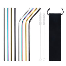 Load image into Gallery viewer, Stainless Steel Metal Straw