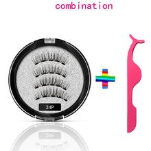 Load image into Gallery viewer, Magnetic Natural Eyelashes With 5 Magnets 3D