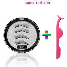 Load image into Gallery viewer, Magnetic Natural Eyelashes With 5 Magnets 3D