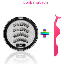 Load image into Gallery viewer, Magnetic Natural Eyelashes With 5 Magnets 3D