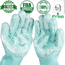 Load image into Gallery viewer, Magic Dishwashing Cleaning Sponge Gloves
