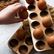 Load image into Gallery viewer, Wooden Eggs Holder
