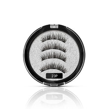 Load image into Gallery viewer, Magnetic Natural Eyelashes With 5 Magnets 3D
