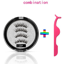 Load image into Gallery viewer, Magnetic Natural Eyelashes With 5 Magnets 3D
