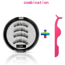 Load image into Gallery viewer, Magnetic Natural Eyelashes With 5 Magnets 3D
