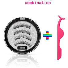 Load image into Gallery viewer, Magnetic Natural Eyelashes With 5 Magnets 3D
