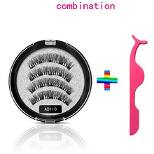 Load image into Gallery viewer, Magnetic Natural Eyelashes With 5 Magnets 3D
