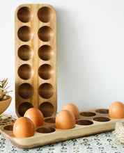 Load image into Gallery viewer, Wooden Eggs Holder

